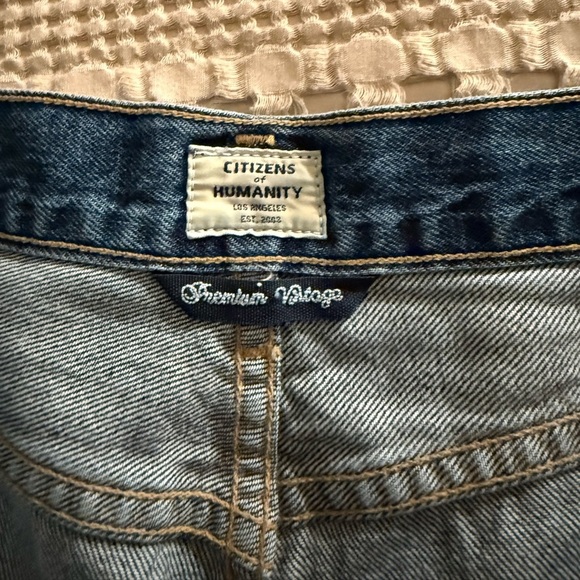 Citizens Of Humanity Blue Denim Jeans - Picture 3 of 4